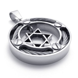 Titanium Vedhæng Med Kabelringe