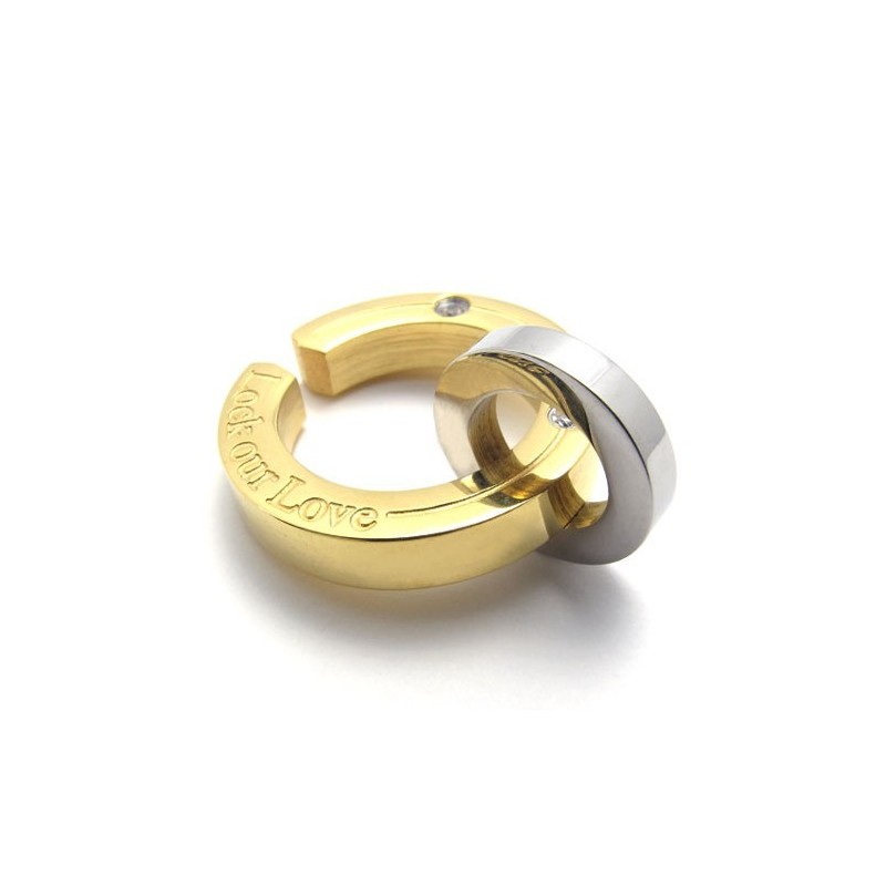 Gold Lovers Titanium Vedhæng Til Kvinder