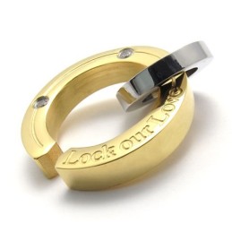 Gold Lovers Titanium Vedhæng Til Kvinder