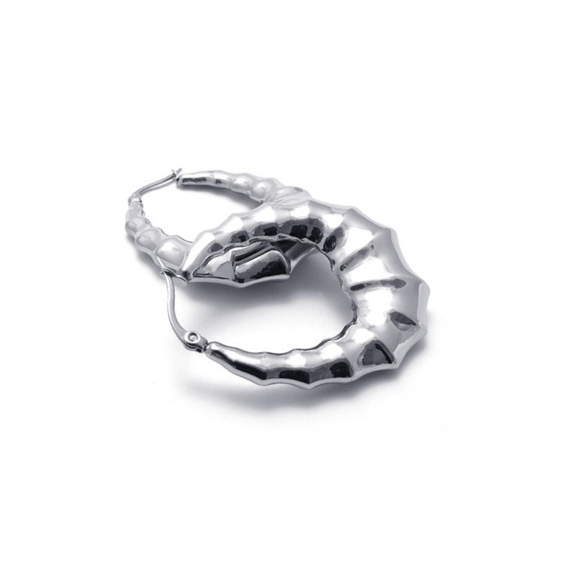 Horn Titanium Øreringe