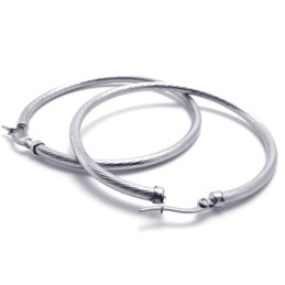 Ring Titanium Øreringe