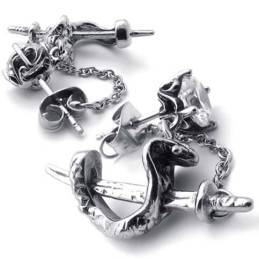 Sværd Titanium Øreringe