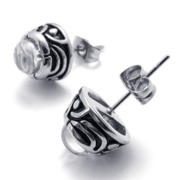 Diamant Titanium Øreringe