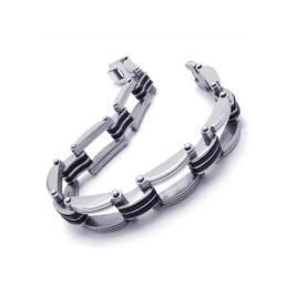Herre Drenge Sølv Ren Titanium Armbånd Charm Armring