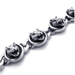 8,3 Tommer Katte Titanium Armbånd