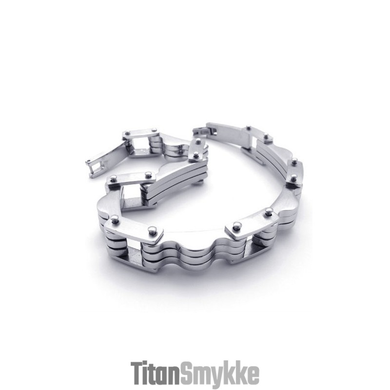 9,1 Tommer Elskere Titanium Armbånd