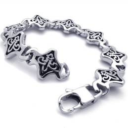 8,7 Tommer Retro Titanium Armbånd