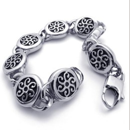 8,7 Tommer Retro Titanium Armbånd
