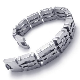 8,1 Tommer Diamant Titanium Armbånd