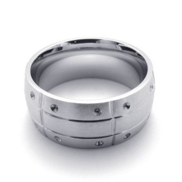 Poleret Titaniumring