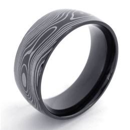 Sort Titaniumring