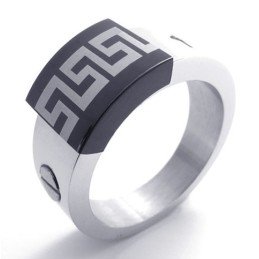 Sort Accent Titaniumring