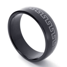 Sort Titaniumring