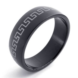 Sort Titaniumring