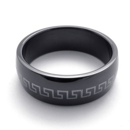 Sort Titaniumring