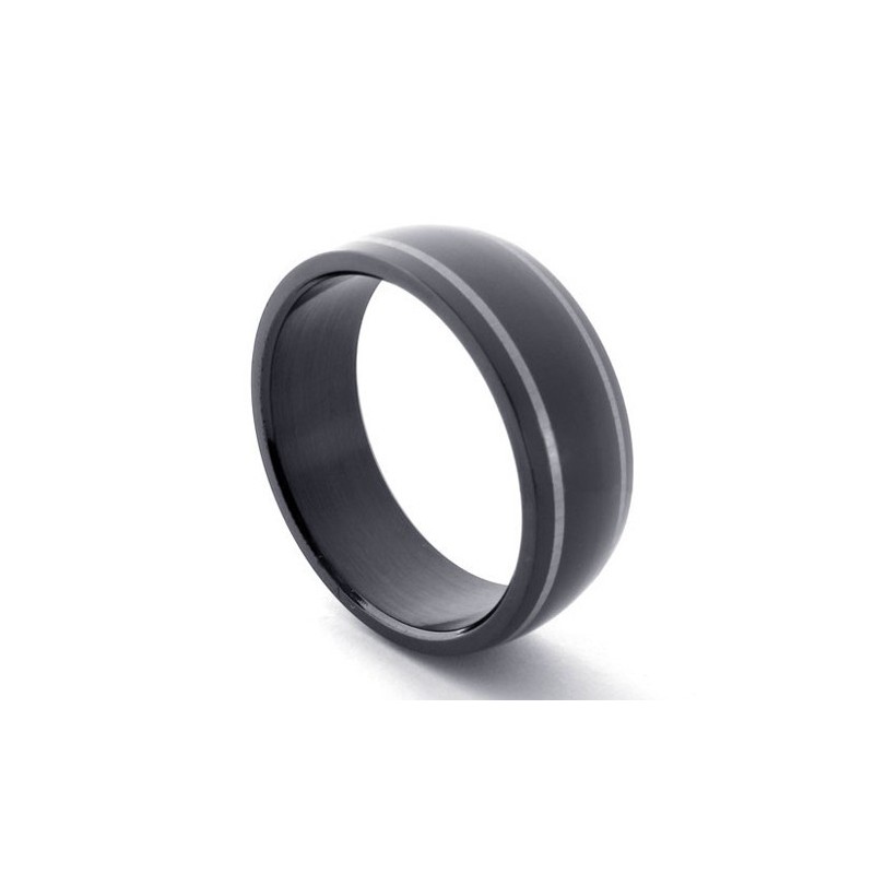 Sort Titaniumring Sort Titaniumring