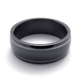 Sort Titaniumring