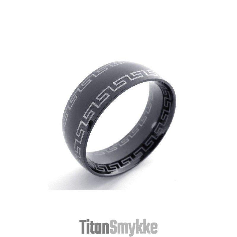 Sort Titaniumring Sort Titaniumring