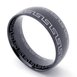 Sort Titaniumring