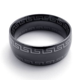 Sort Titaniumring