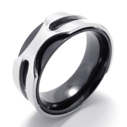 Sort Titaniumring