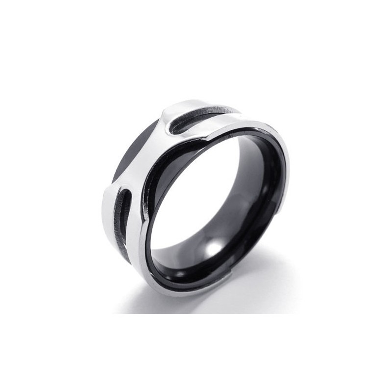 Sort Titaniumring