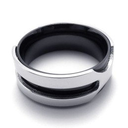Sort Titaniumring