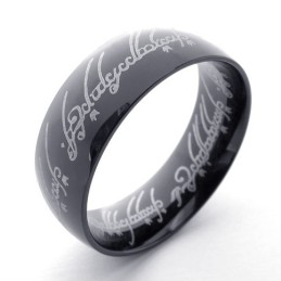 Sort Lord Titanium Ring