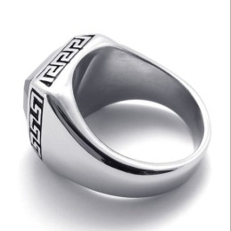 Ædelstensring I Titanium