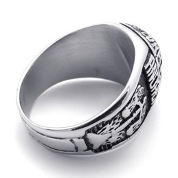 Ædelstensring I Titanium