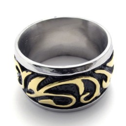 Guld Vintage Titanium Ring