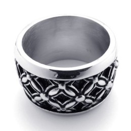 Sort Vintage Titaniumring