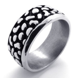Sort Vintage Titaniumring