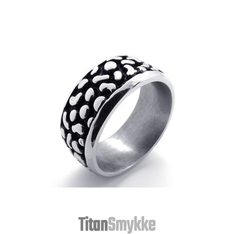 Sort Vintage Titaniumring