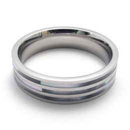 Tre Ringe Poleret Titaniumring