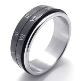 Sort Titaniumring