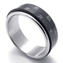 Sort Titaniumring