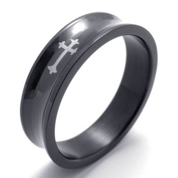 Sort Titaniumring