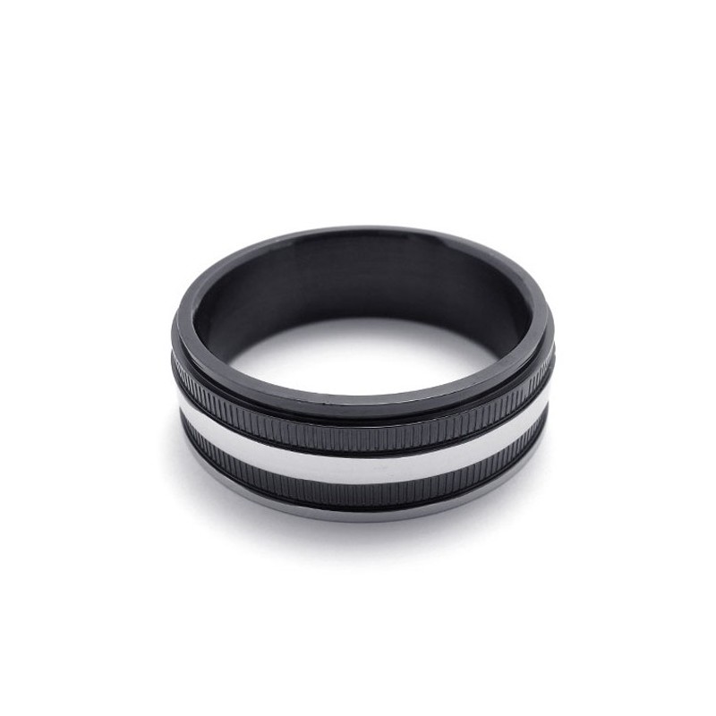 Sort Titaniumring
