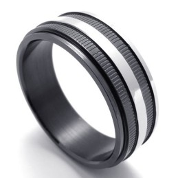 Sort Titaniumring