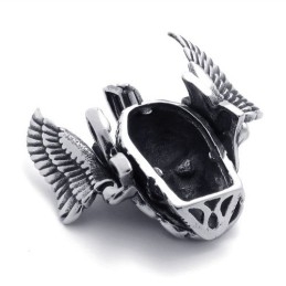 Titaniumvedhæng Med Rød Zirkon