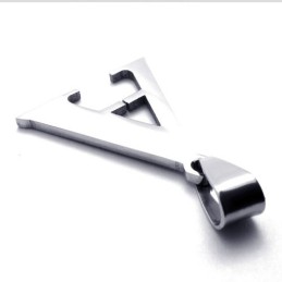 Bogstavet "A" Titanium Vedhæng