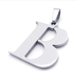 Titanium Bogstav "B" Vedhæng