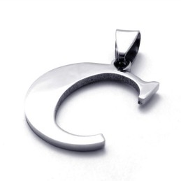 Titanium Bogstav "C" Vedhæng