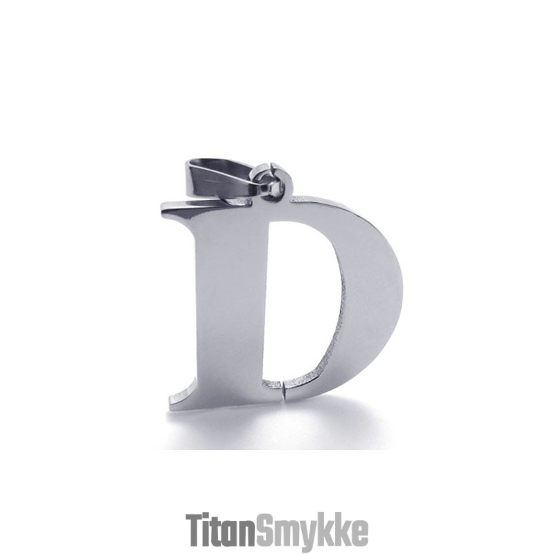 Titanium Vedhæng Til "D"