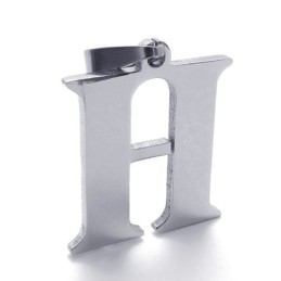 Bogstavet "H" Titanium Vedhæng