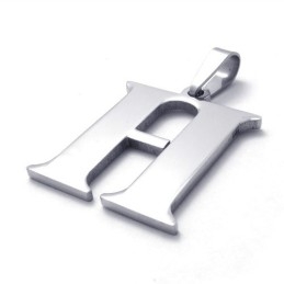 Bogstavet "H" Titanium Vedhæng