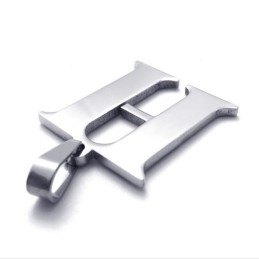 Bogstavet "H" Titanium Vedhæng