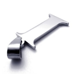 Titanium Bogstav "I" Vedhæng