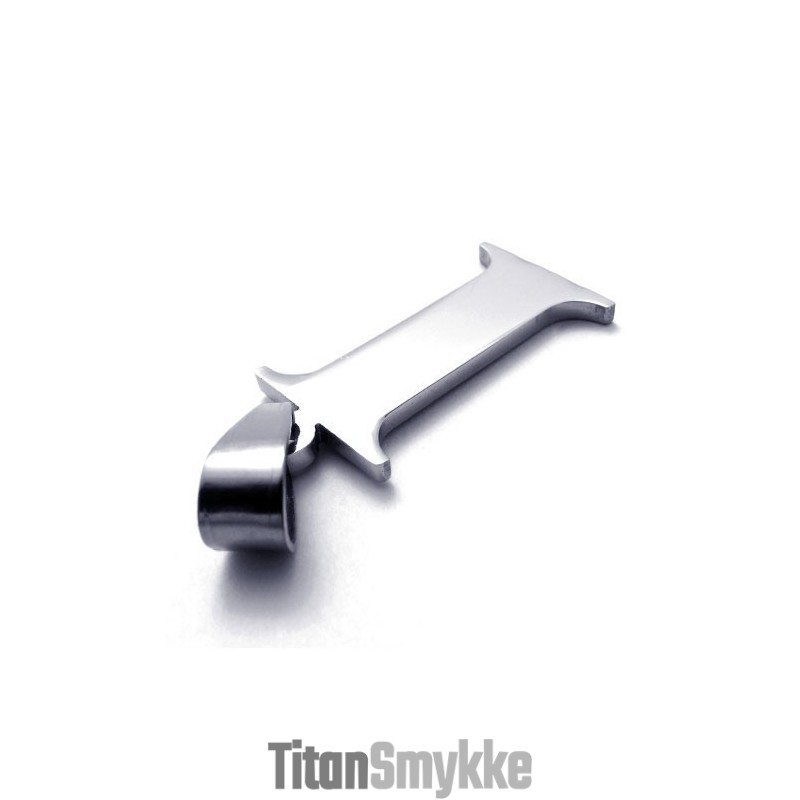 Titanium Bogstav "I" Vedhæng